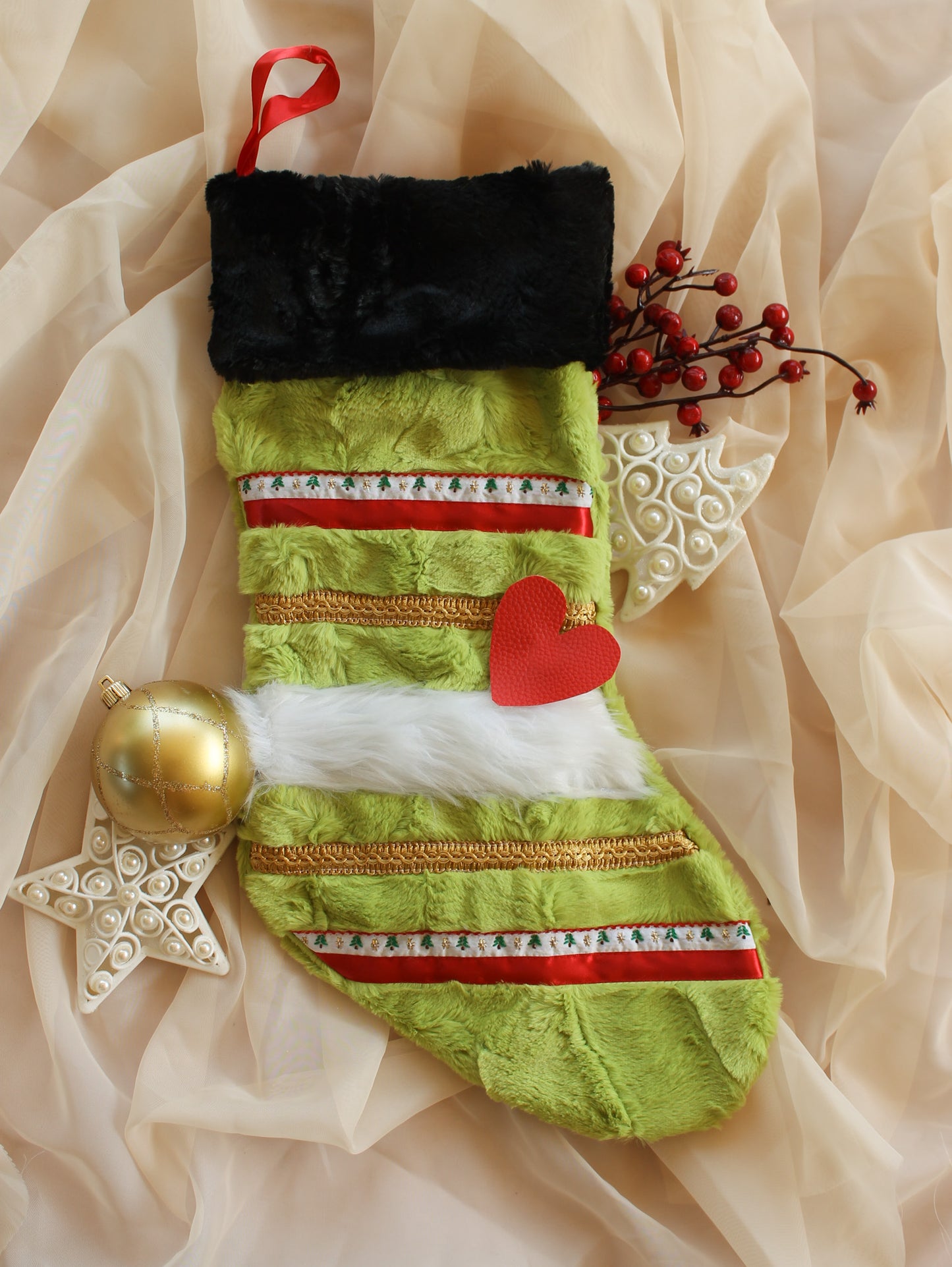 Mean Green stocking