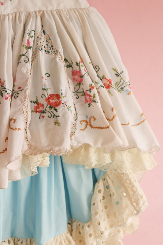 Custom hi low dress for Nora M.