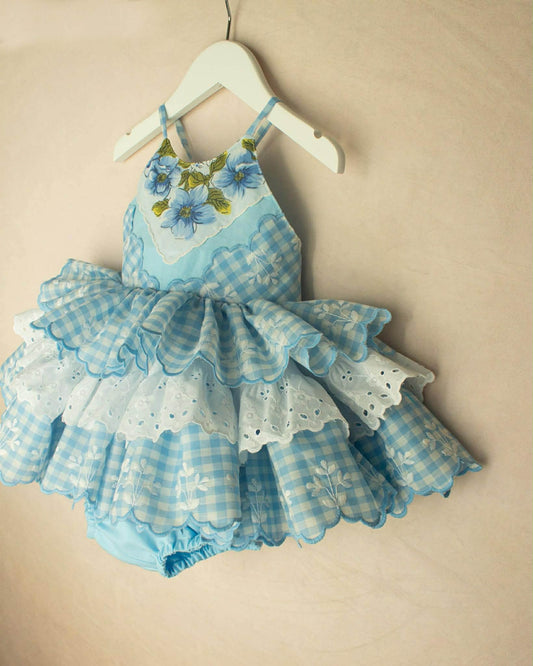 Gingham floral Custom  for Natalie