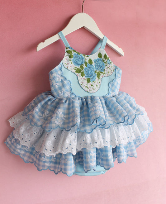 Gingham floral Custom  for Natalie