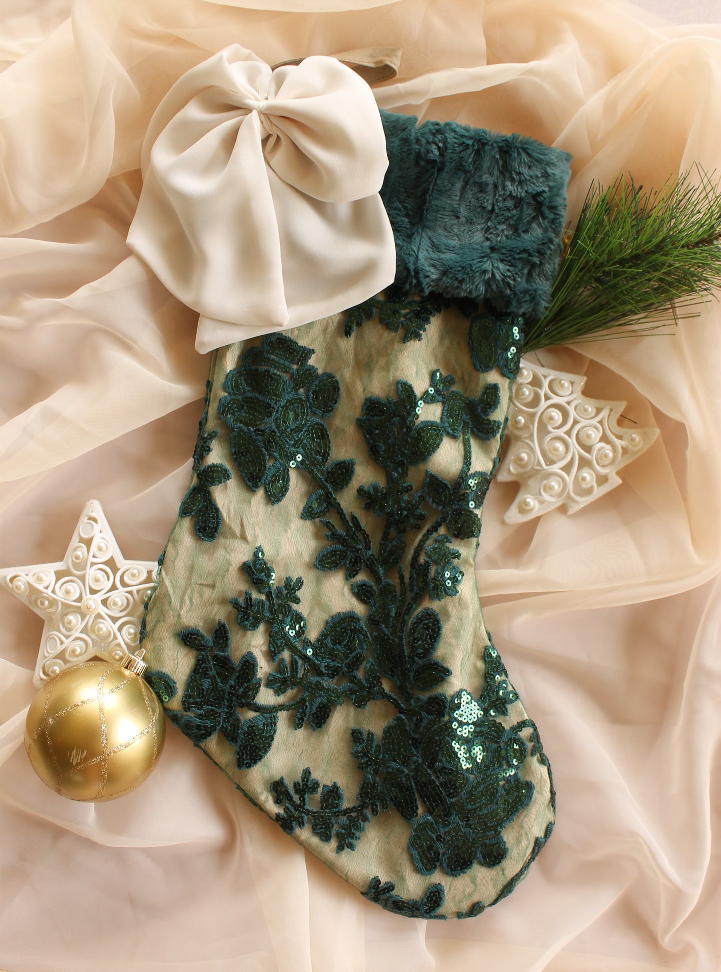 Frosted Pine Stocking