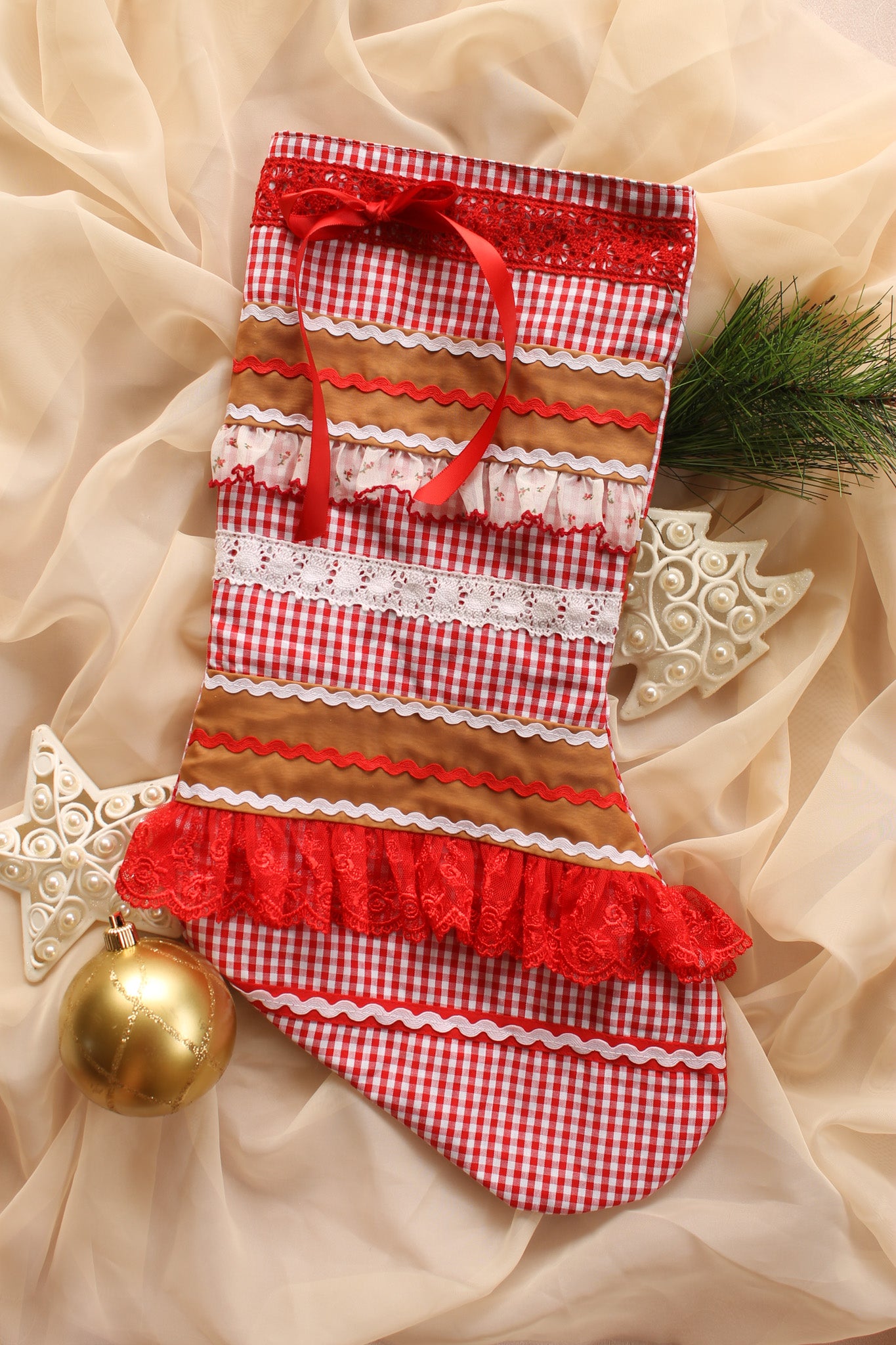 Gingerbread stocking