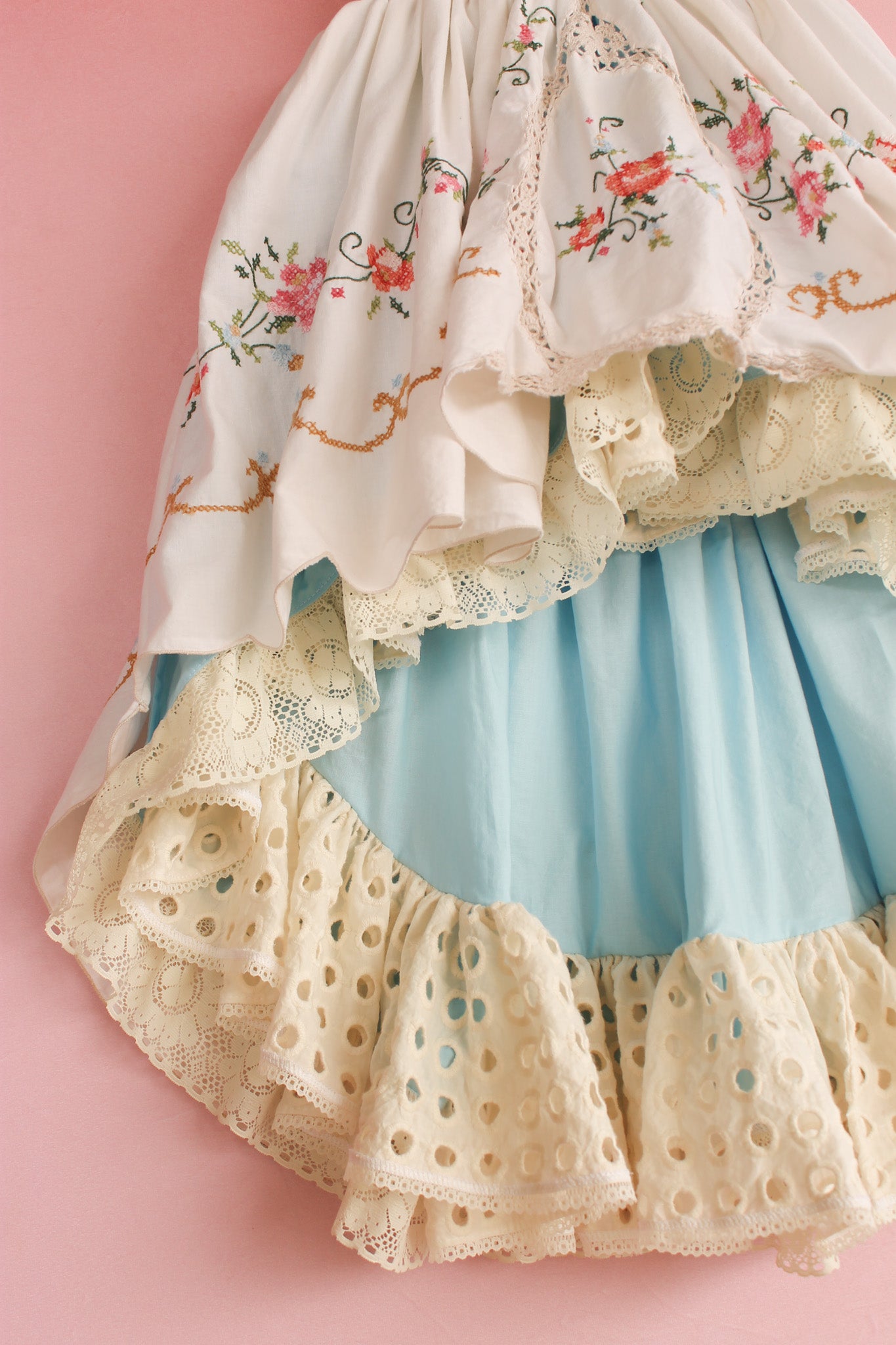 Custom hi low dress for Nora M.