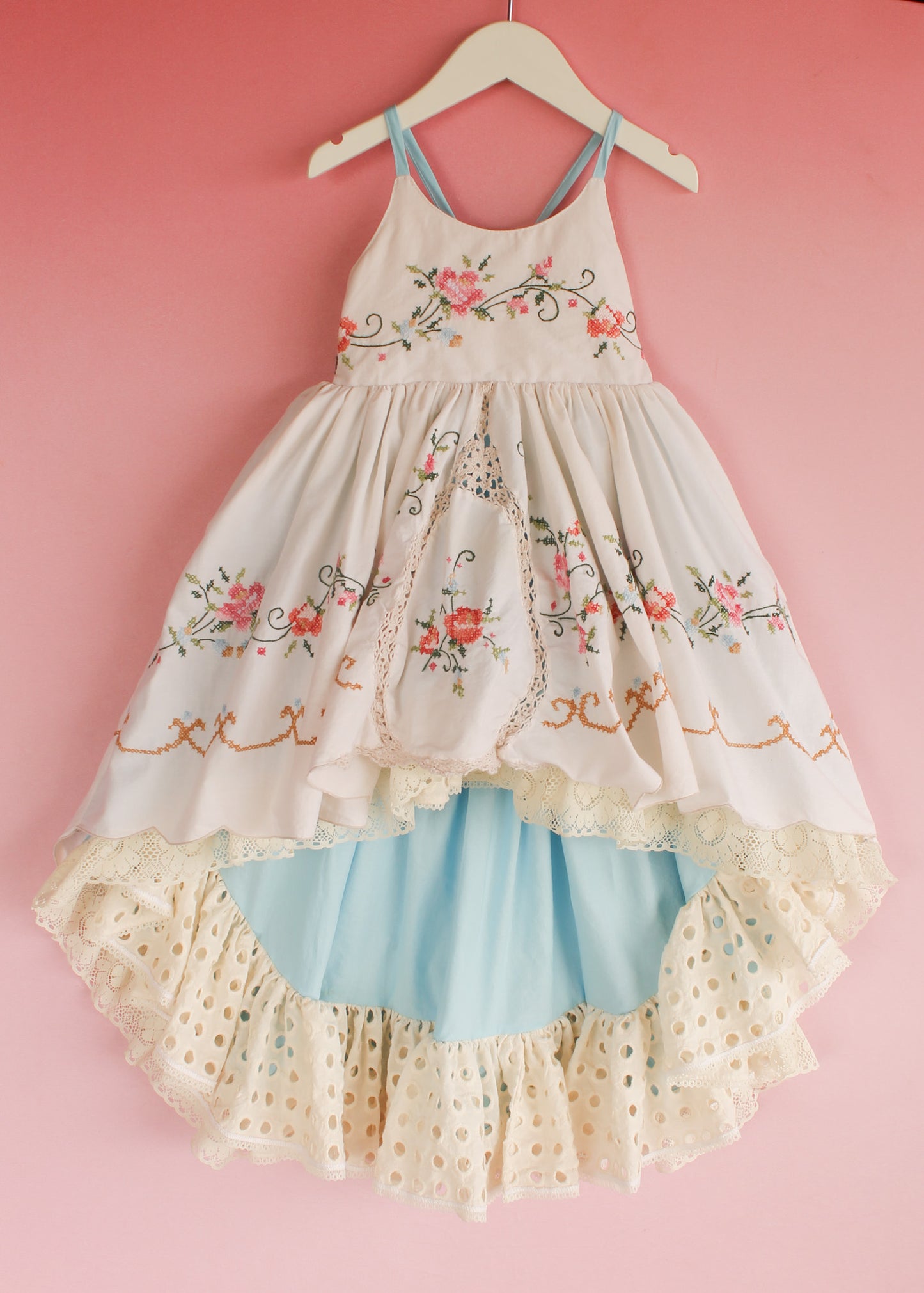 Custom hi low dress for Nora M.