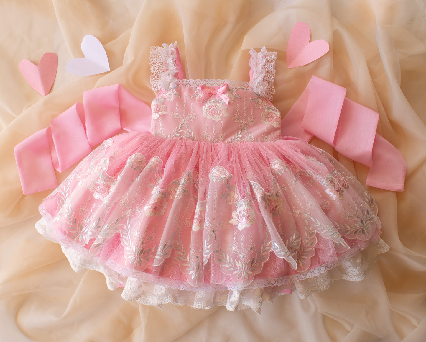 Bubblegum Roses | Size 2/3T