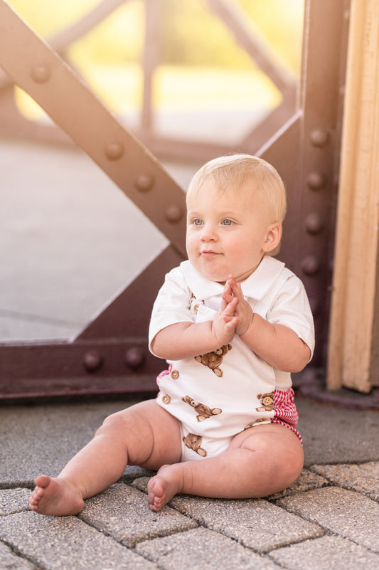 Bear hugs romper