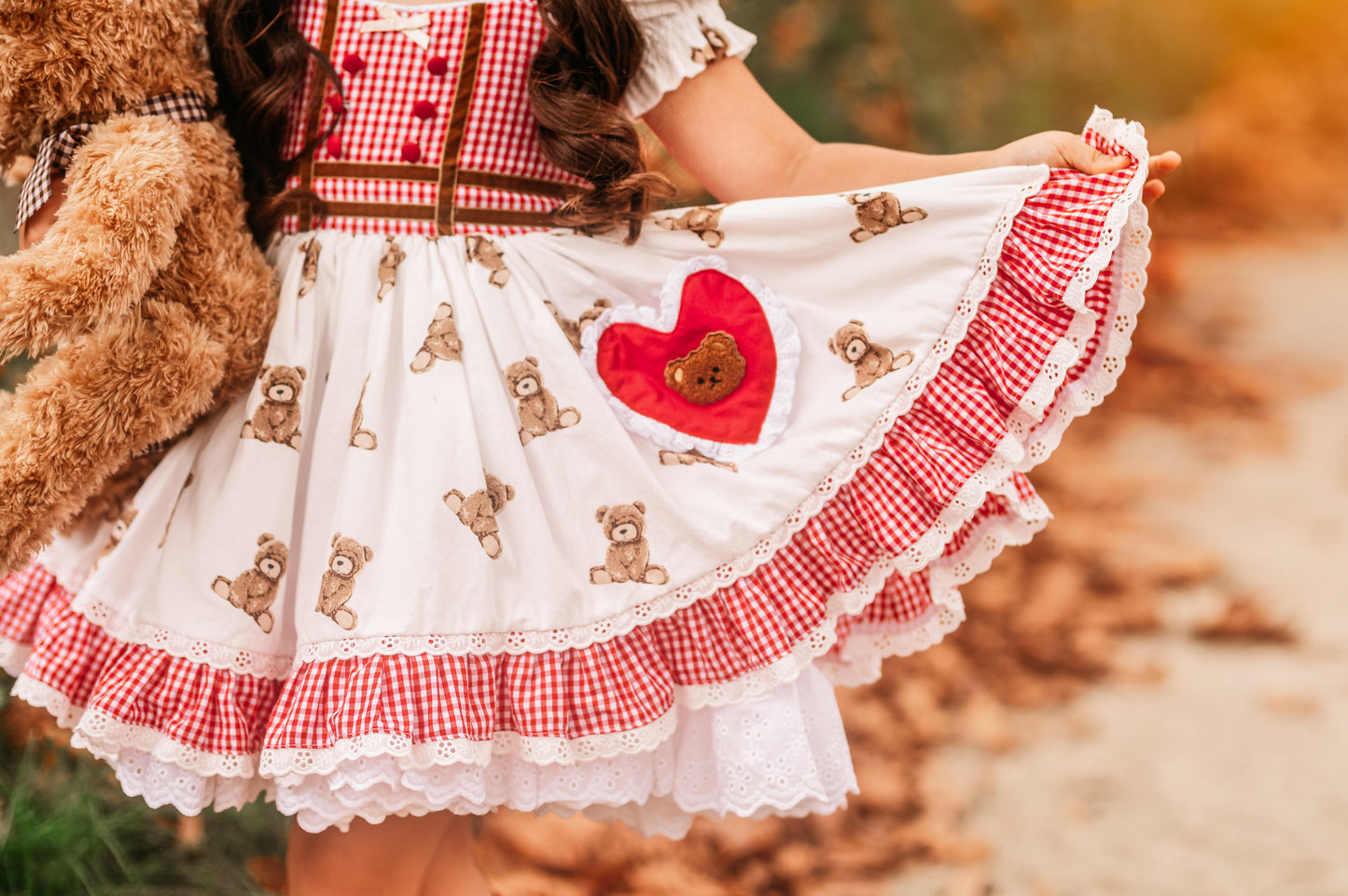 Bear Hugs Dress | PINK colorway