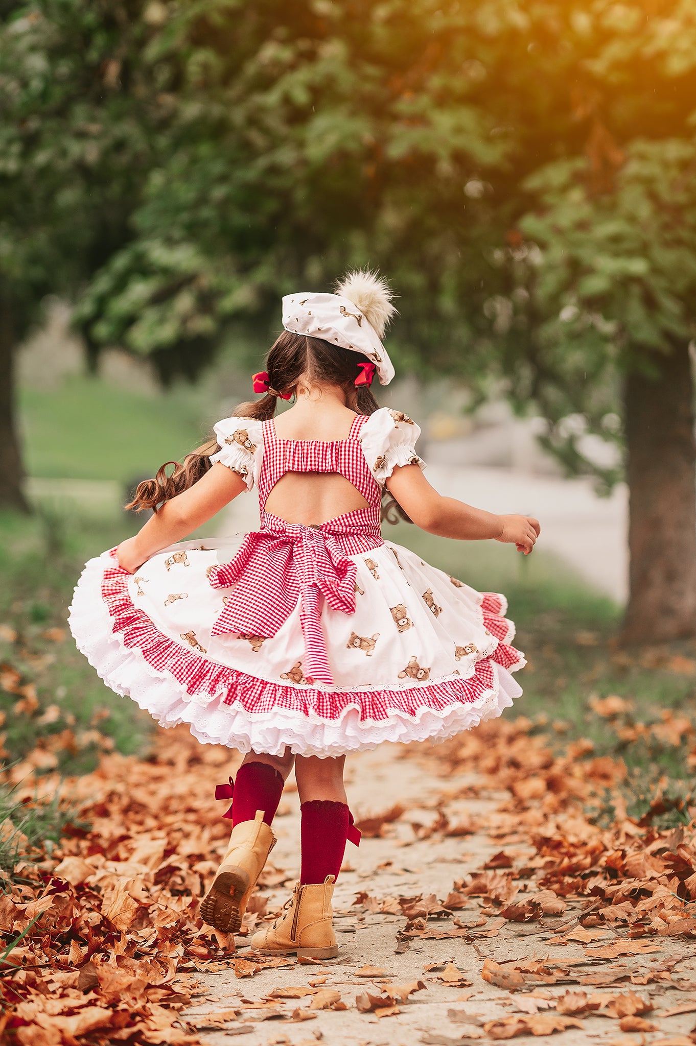 Bear Hugs Dress | PINK colorway