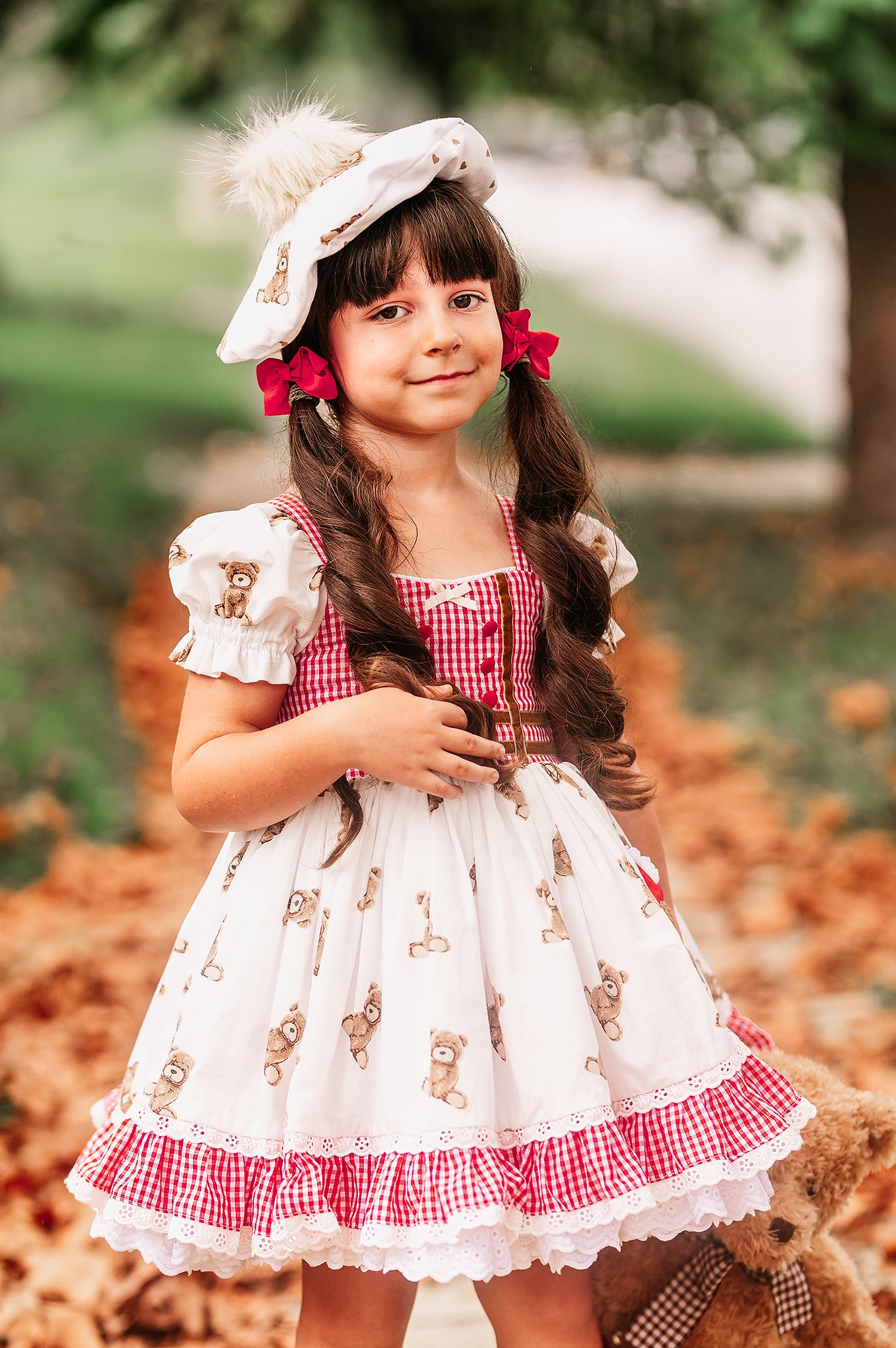 Bear Hugs Dress | PINK colorway