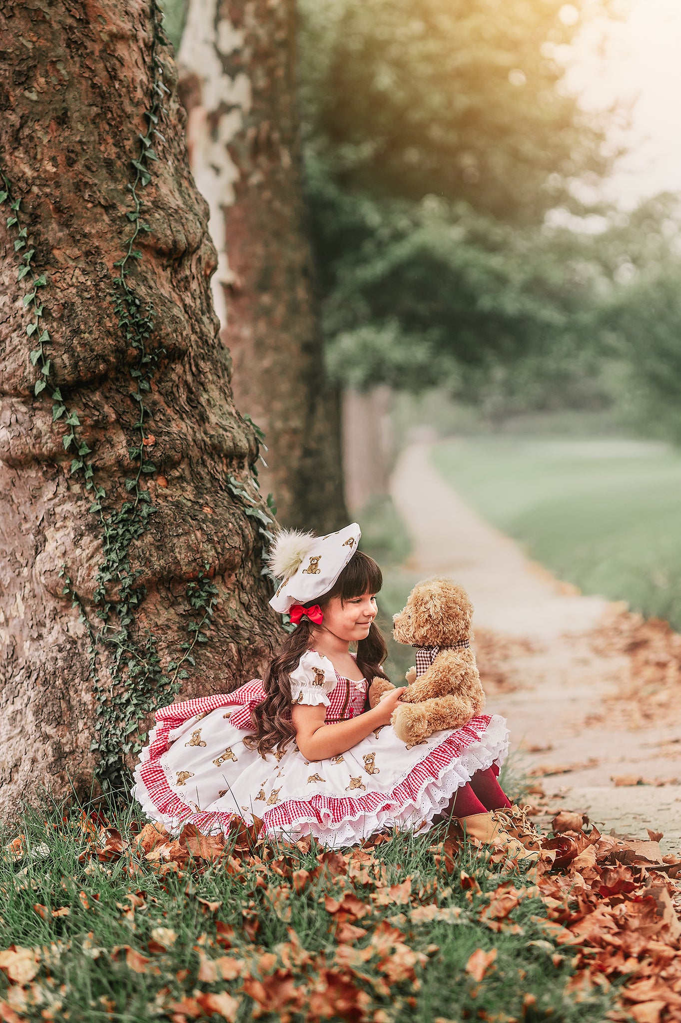 Bear Hugs Dress | PINK colorway